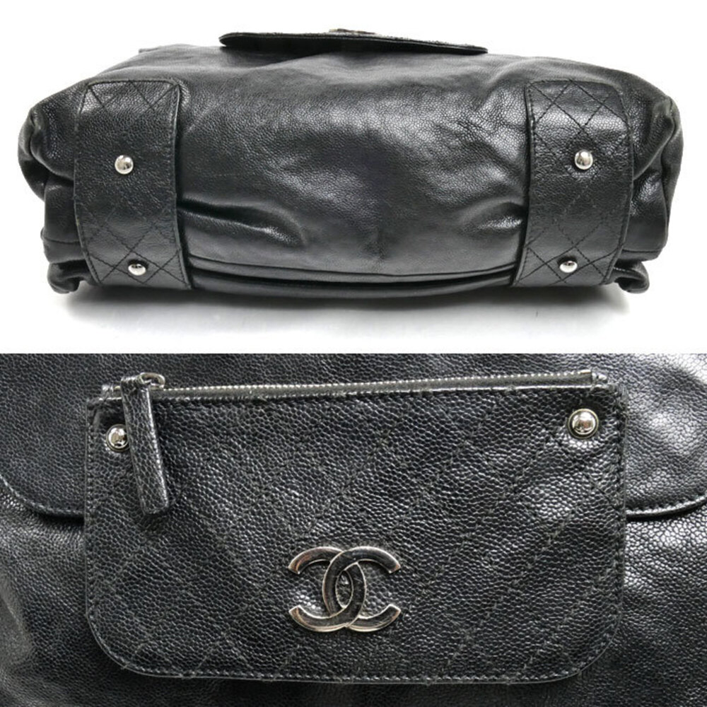 CHANEL Pocket in the City Flap Shoulder Bag, Black, Women's - Picture 3 of 10